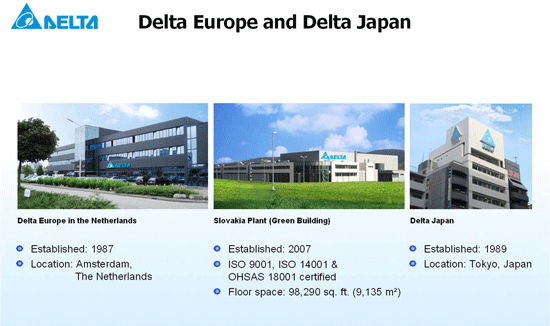 Дельта Европа и Япония (Delta Europe and Japan)